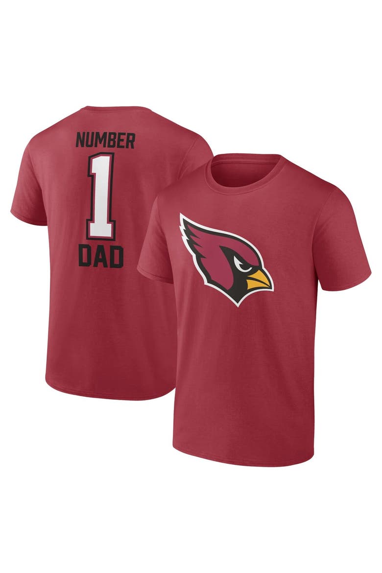 Men's Fanatics Branded Cardinal Arizona Cardinals Father's Day T-Shirt, Alternate, color, Cardinal