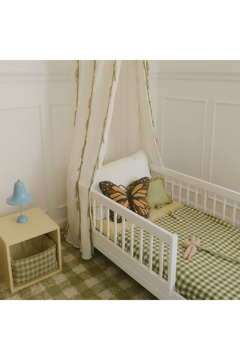 Canopy Crepe, Alternate, color, Ivory, Matcha