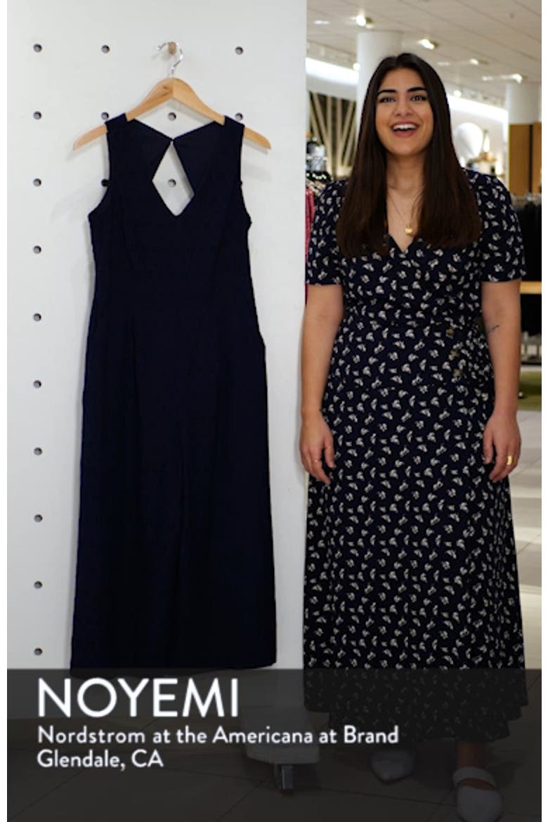 Cotton Eyelet Sleeveless Crop Wide Leg Jumpsuit video