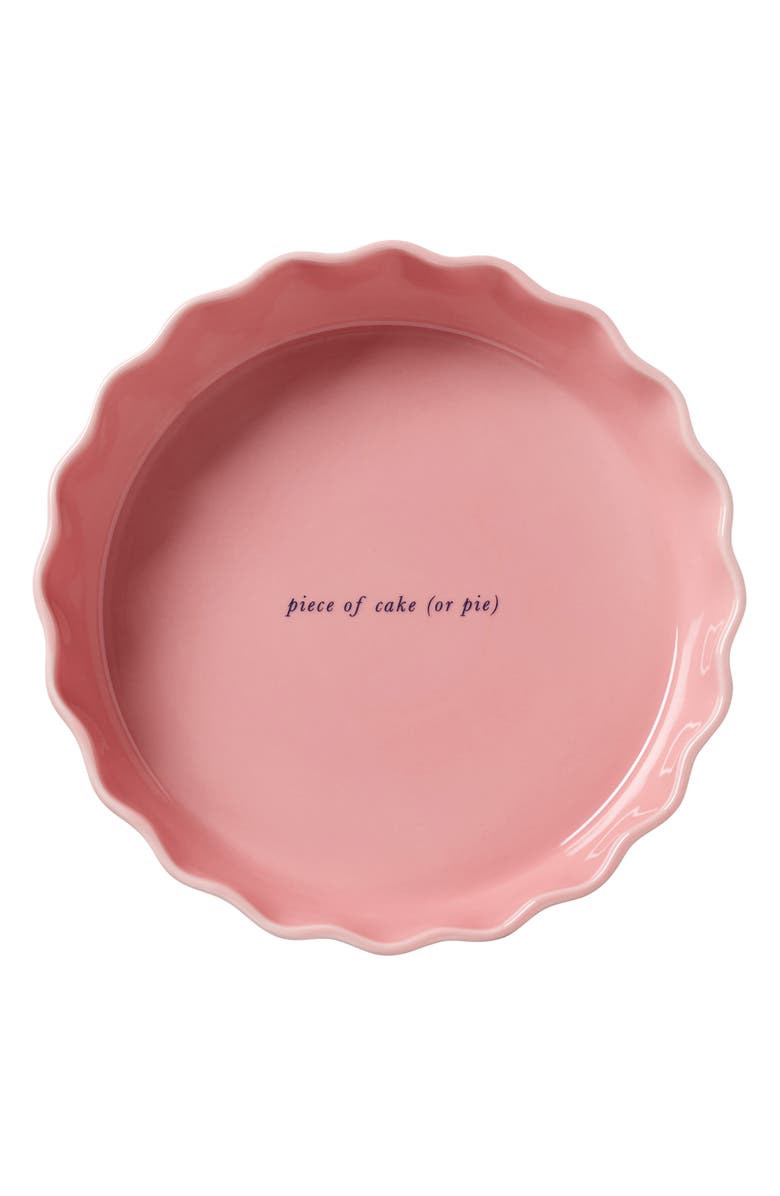 Kate Spade New York make it pop pie dish, Main, color, Pink