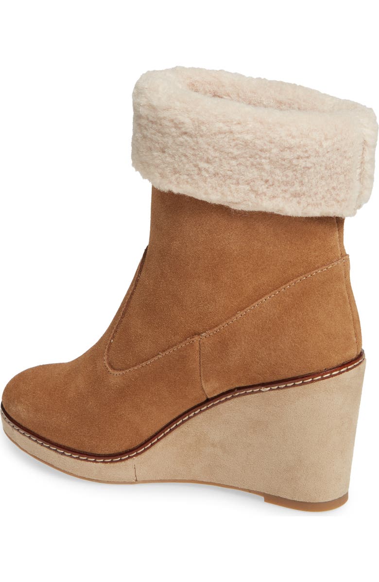 Kensie Holliston Wedge Bootie, Alternate, color,