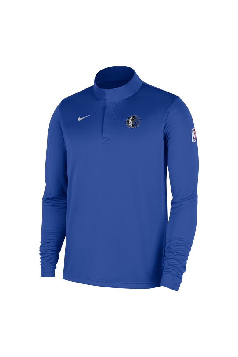Men's Nike Royal Dallas Mavericks 2025/26 Authentic Coaches Quarter-Zip Dri-Fit Top, Alternate, color, Royal