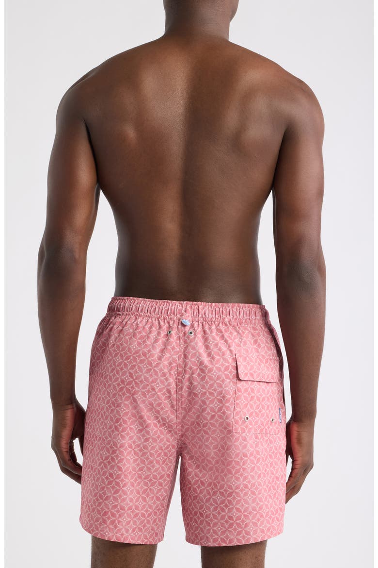 Tails of Summer Swim Trunks, Alternate, color, RED CORAL
