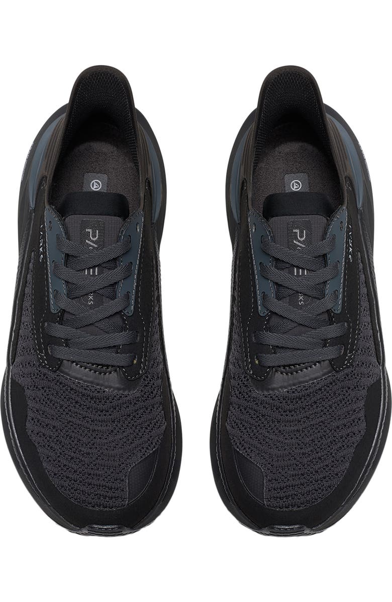 Clarks<sup>®</sup> Pace Lace-Up Sneaker, Alternate, color, Black