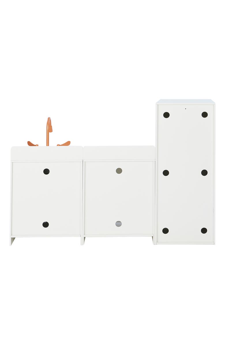 Teamson Kids Little Chef Paris Classic Kitchen Playset, Alternate, color, White / Rose Gold