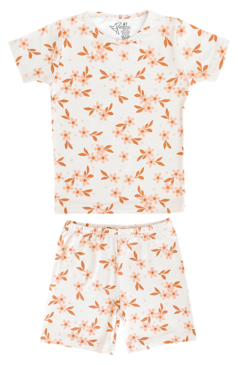 Copper Pearl Two-Piece Short Pajamas, Main, color, Rue