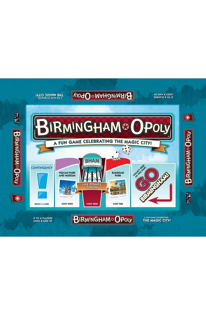 Late for the Sky Birminghamopoly Family Board Game, Main, color, Multicolored