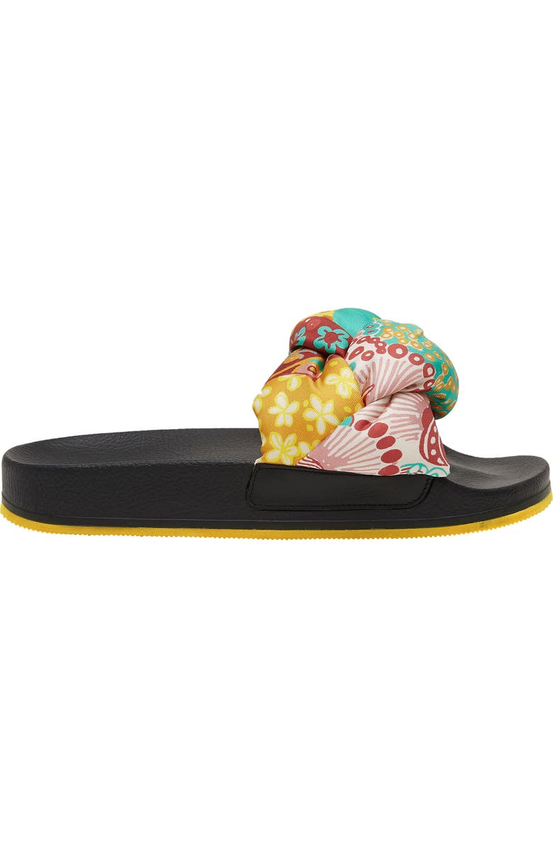La DoubleJ Treccia Slides Holi Yellow, Main, color,