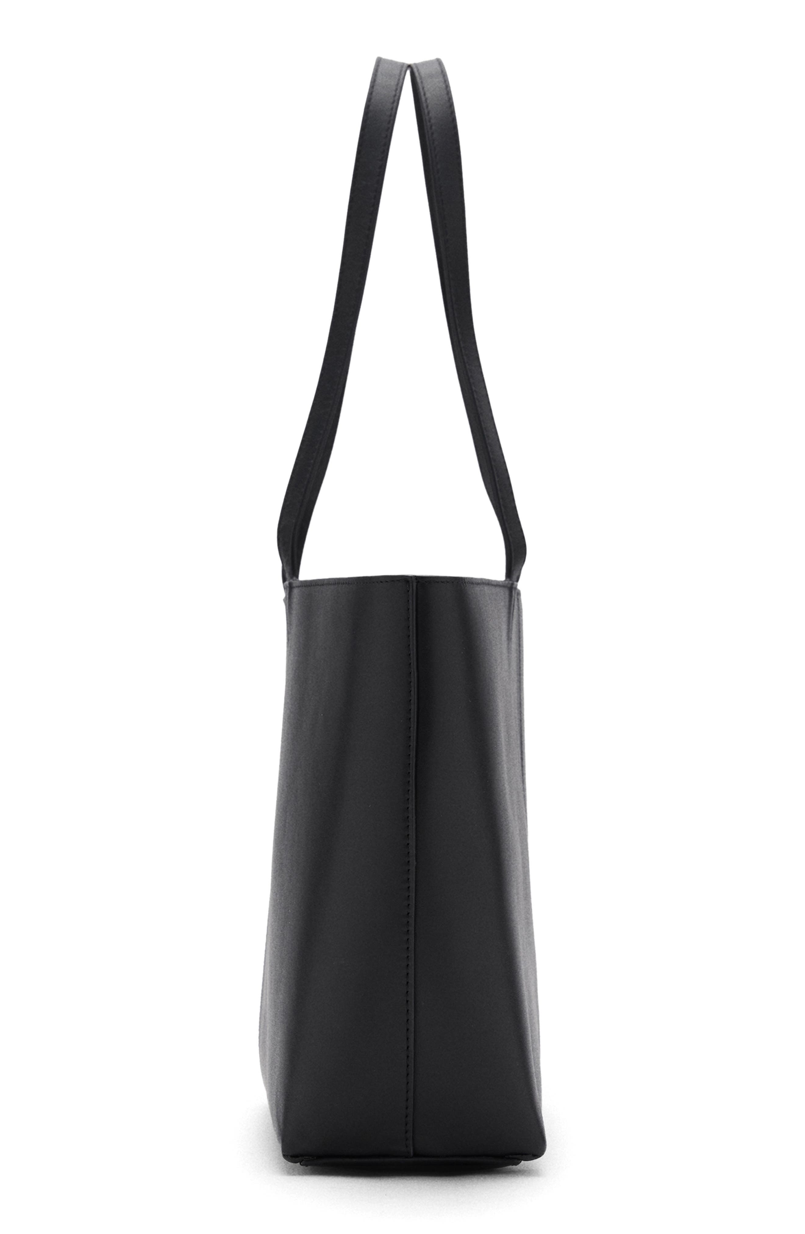 MANGO Leather Shopper Bag, Alternate, color, 