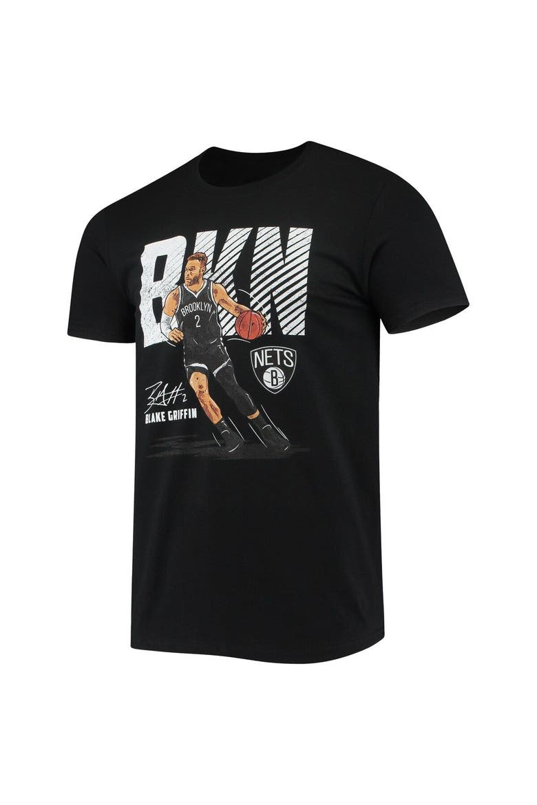Men's Fanatics Branded Blake Griffin Black Brooklyn Nets 500 Level Player T-Shirt, Alternate, color, Black