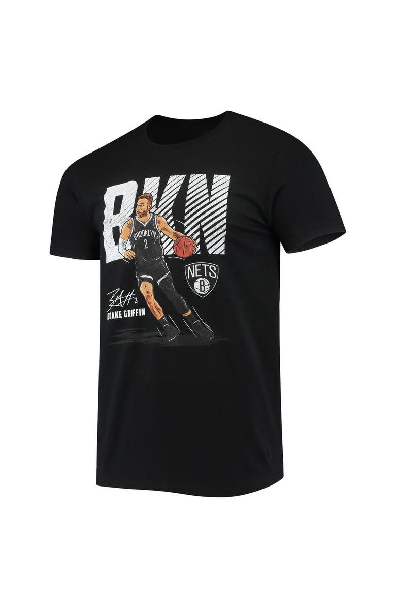 FANATICS Men's Fanatics Branded Blake Griffin Black Brooklyn Nets 500 Level Player T-Shirt, Alternate, color,