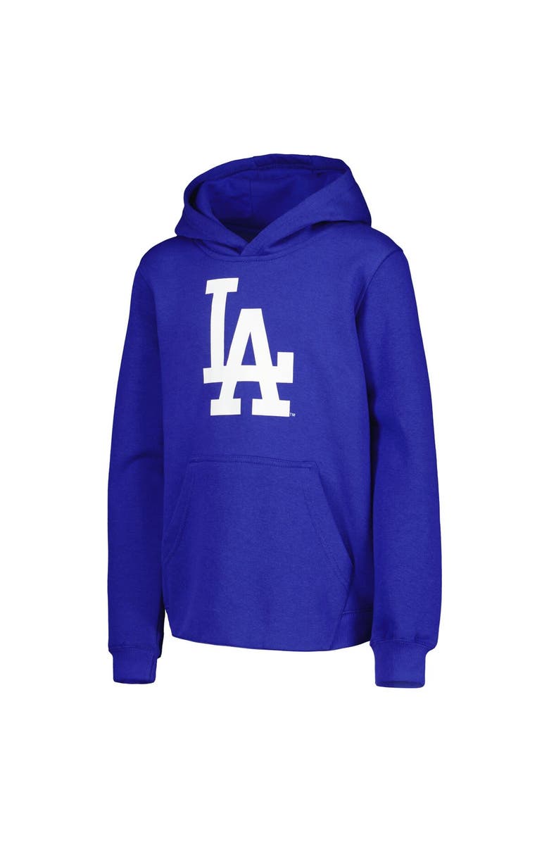 Outerstuff Youth Royal Los Angeles Dodgers Team Primary Logo Pullover Hoodie, Alternate, color, Royal