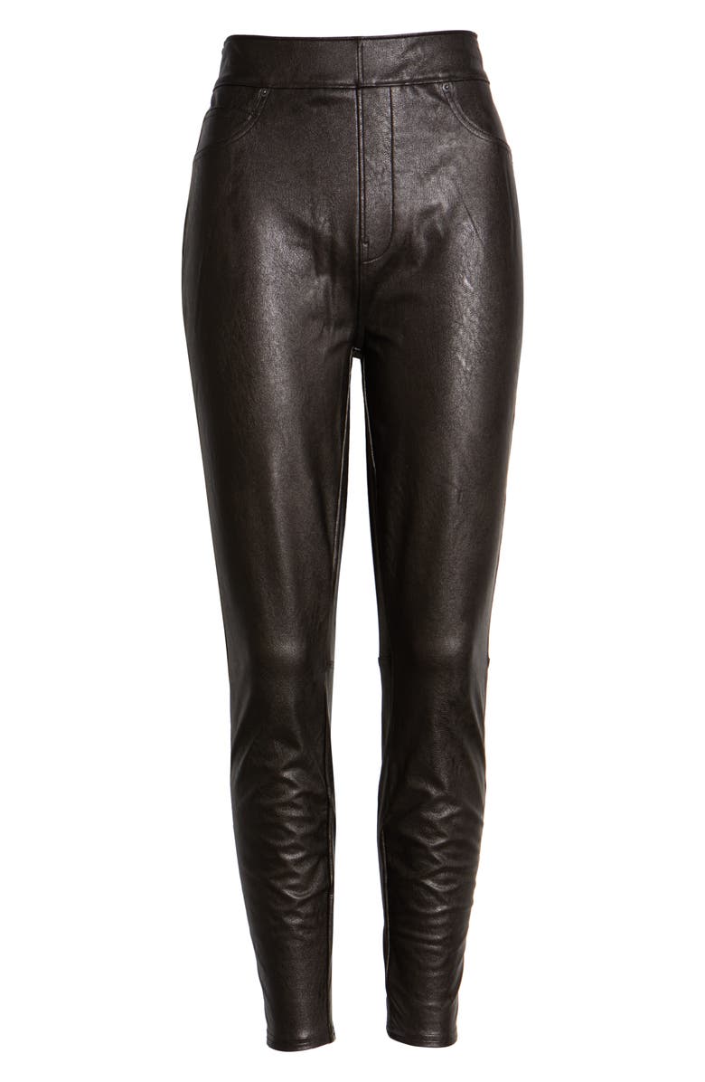 SPANX<sup>®</sup> Faux Leather-Like Ankle Skinny Pants, Alternate, color,