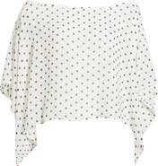 PacSun Coco Polka Dot Chiffon Poncho