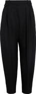 Khaite Dugan Pleated Virgin Wool Tapered Leg Pants