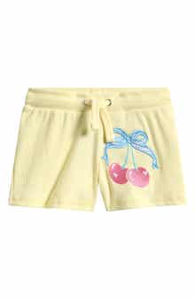Vintage Havana Kids' Cherry Embroidered Shorts