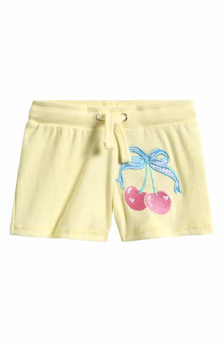 Vintage Havana Kids' Cherry Embroidered Shorts