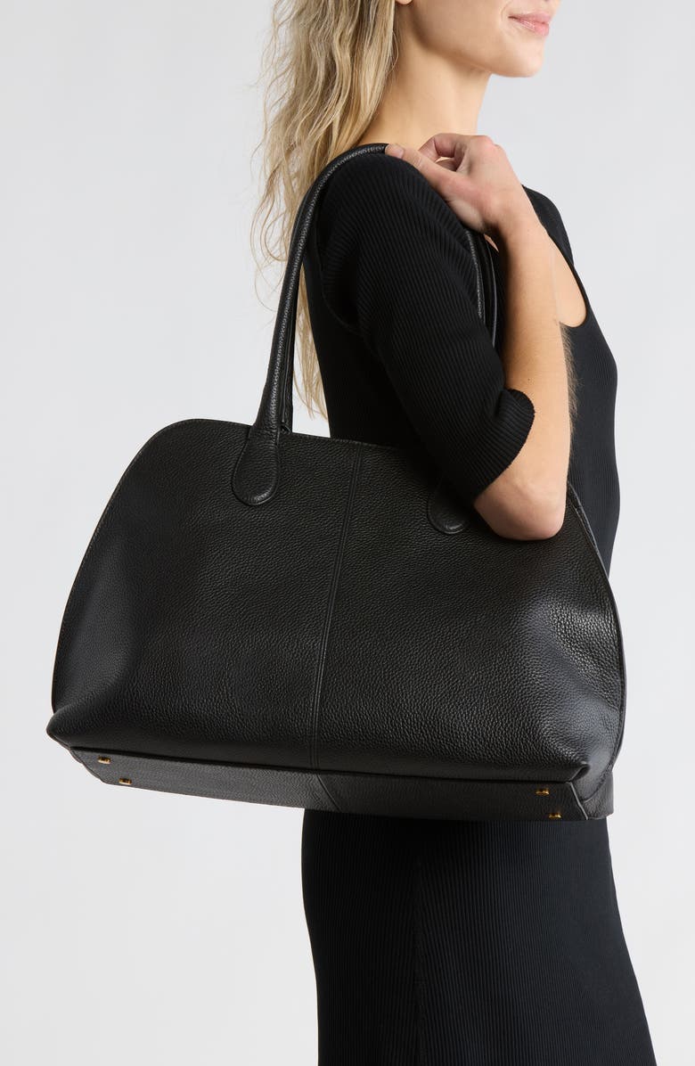 Vince Donna Large Satchel, Alternate, color, Black