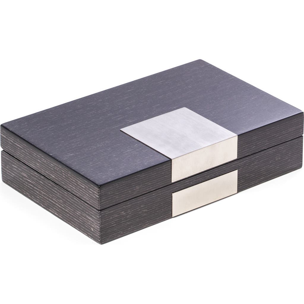 Bey-berk Valet Storage Box In Grey