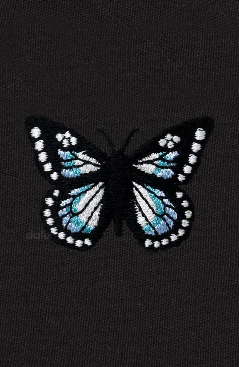 Dalix Womens Butterfly Midweight Active Shorts, Alternate, color, Black