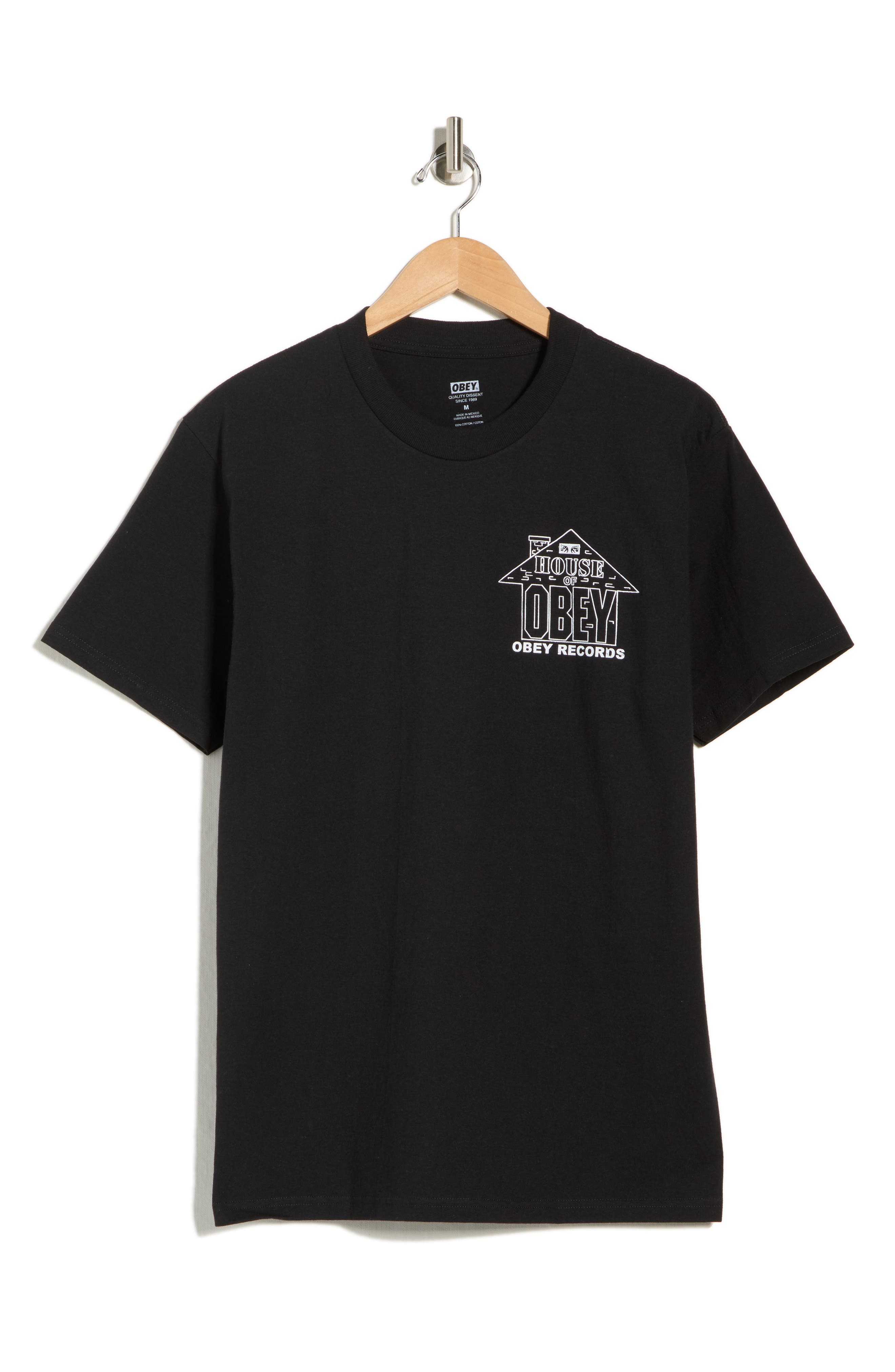 Obey House Of Obey Records Graphic T-Shirt