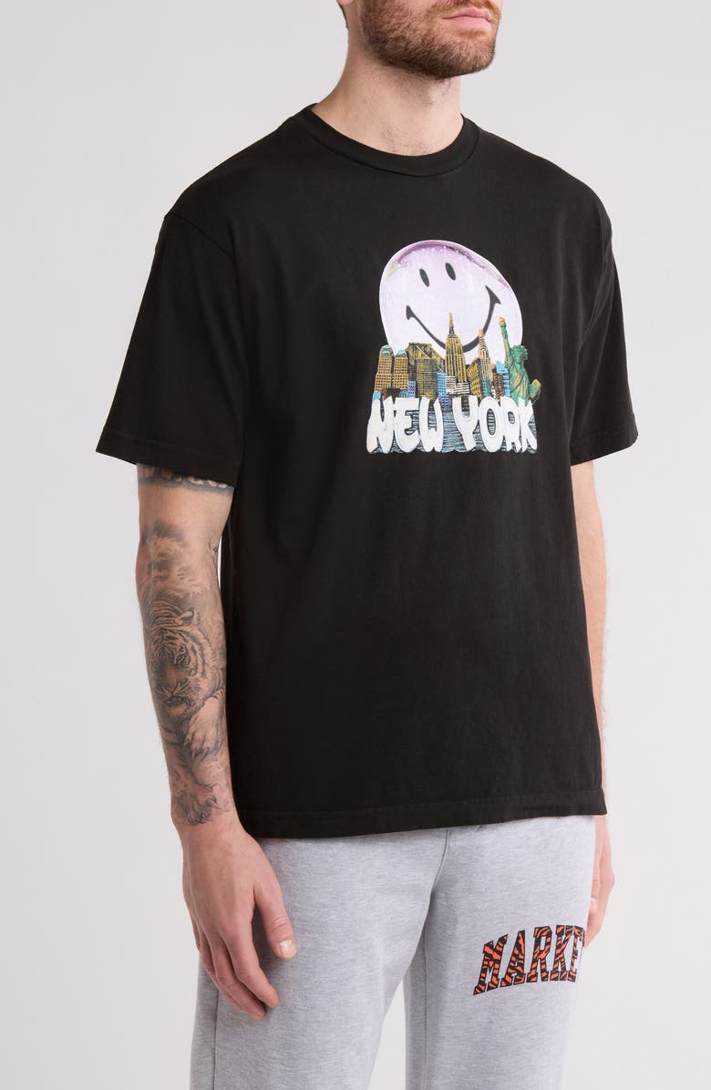 MARKET SMILEY<sup>®</sup> Snowglobe Graphic T-Shirt, Alternate, color, 