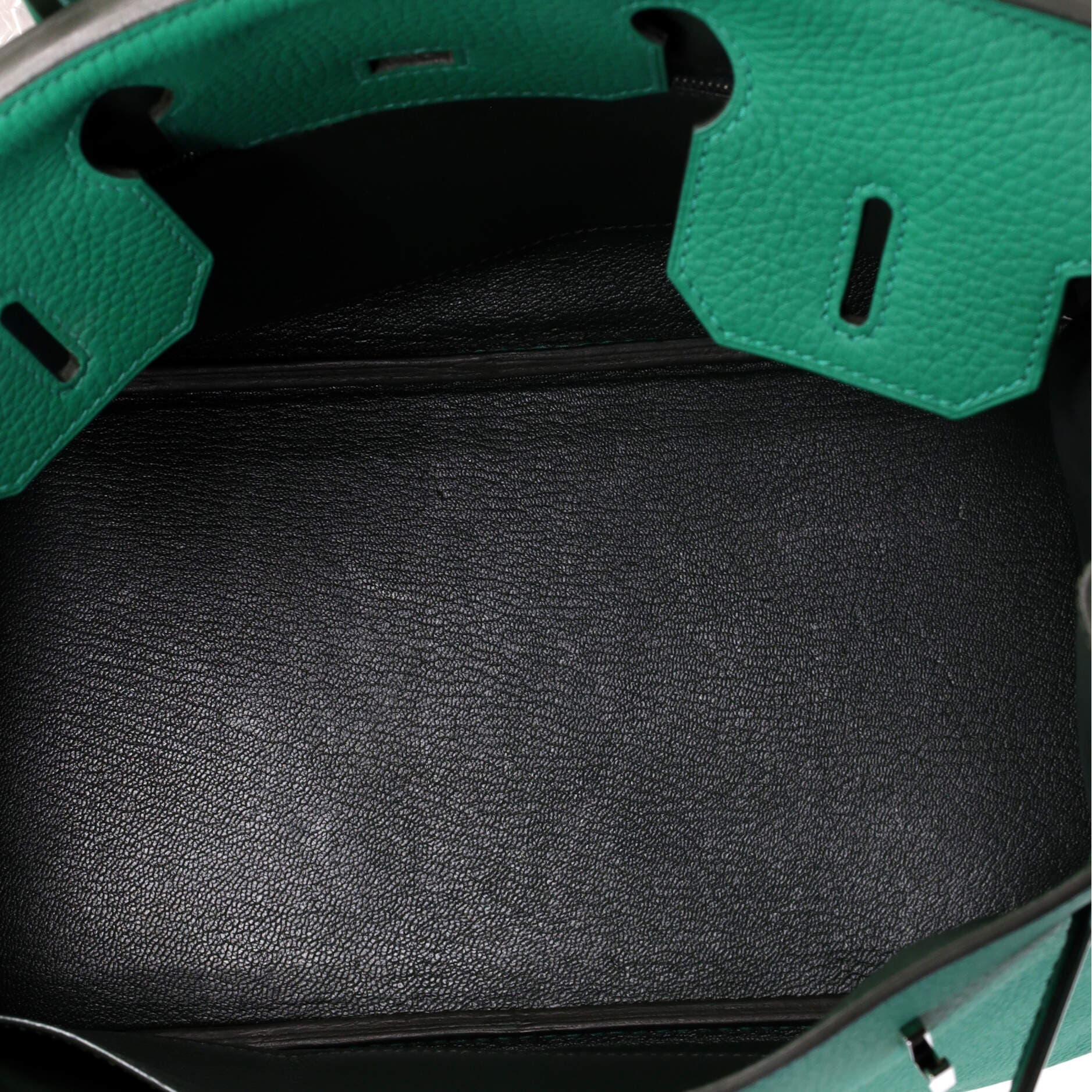 Birkin Handbag Verso Clemence with Palladium Hardware 30, Alternate, color, Green