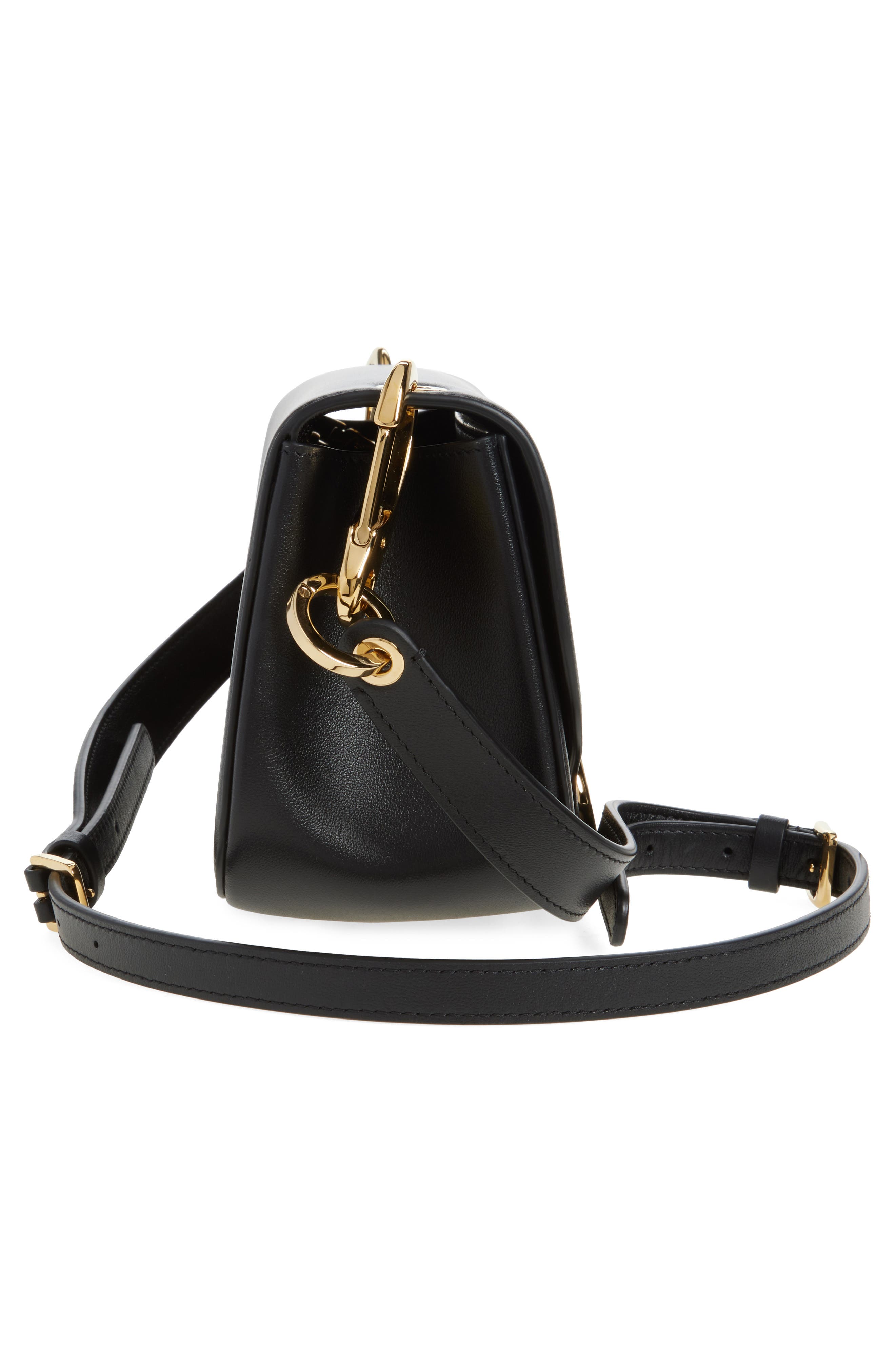 Valentino Garavani Small VLOGO Leather Shoulder Bag, Alternate, color, 