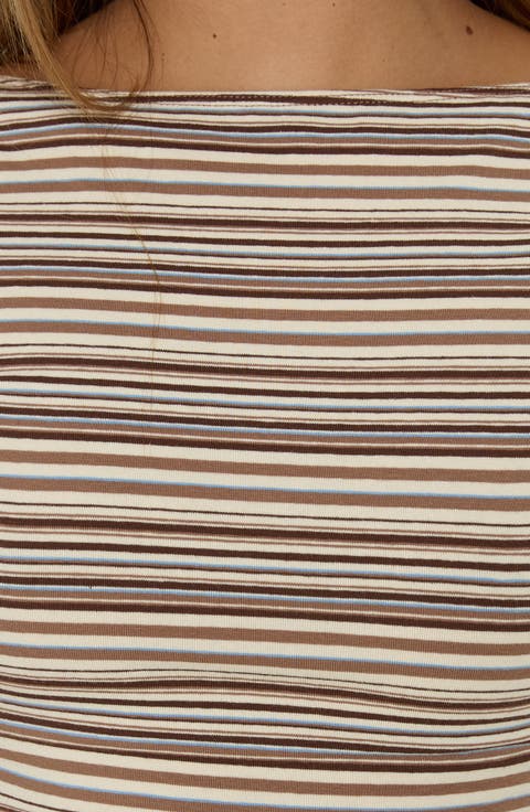 Nyren Low Back Boatneck T-shirt