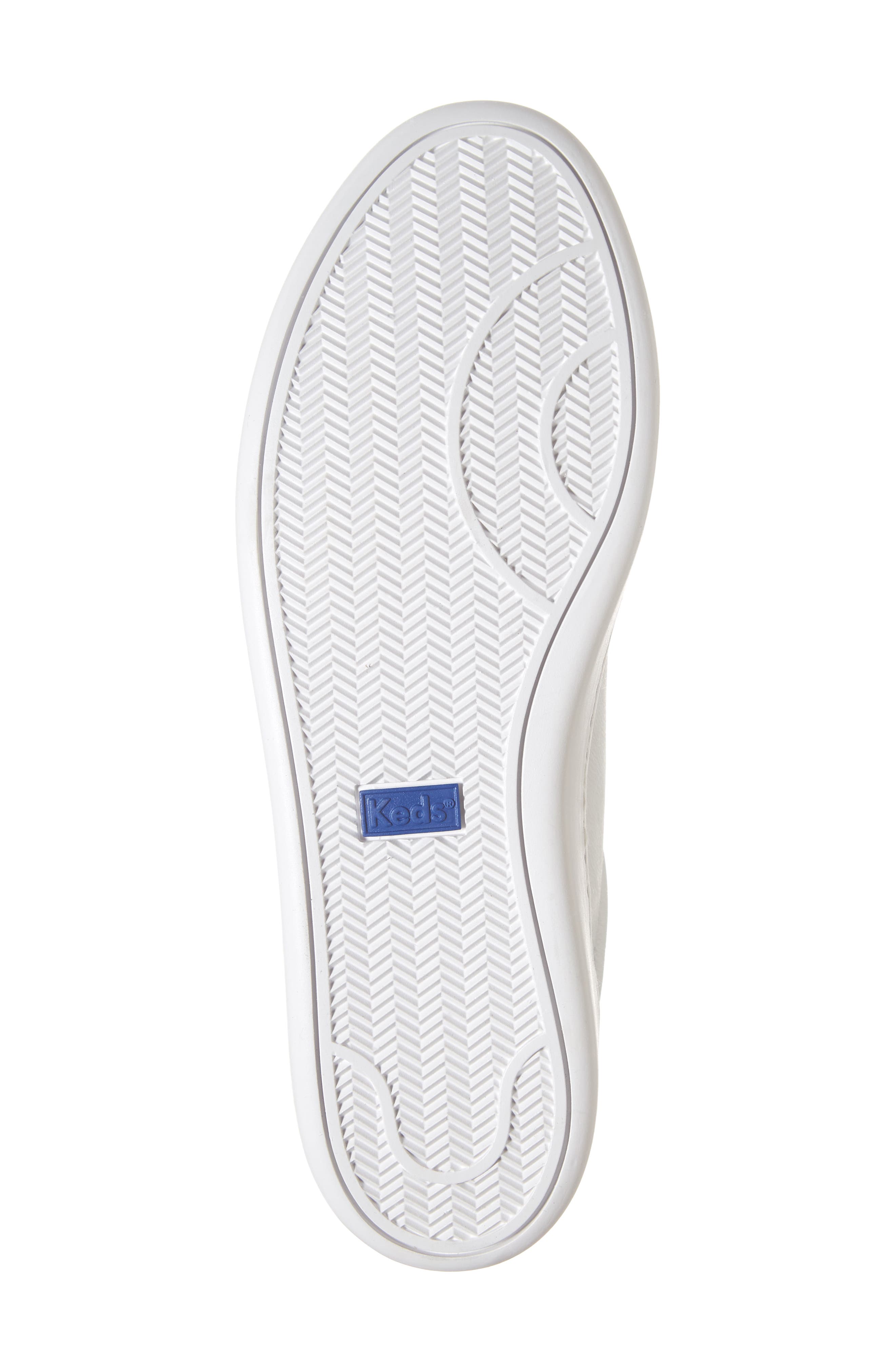 Keds® for kate spade new york ace glitter sneaker, Alternate, color, WHITE/ ROSE GOLD