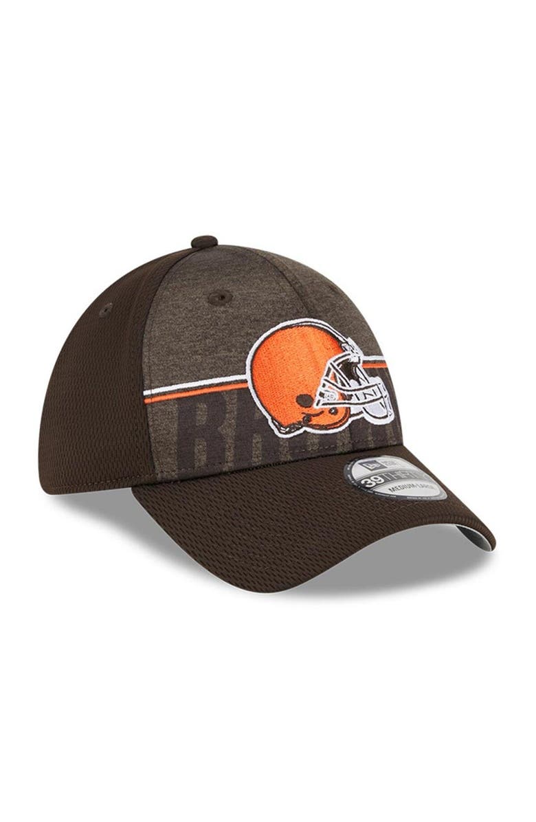 New Era Men's New Era Brown Cleveland Browns 2023 NFL Training Camp 39THIRTY Flex Fit Hat, Alternate, color, 