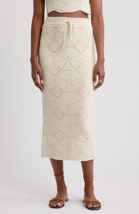 Crochet Midi Skirt