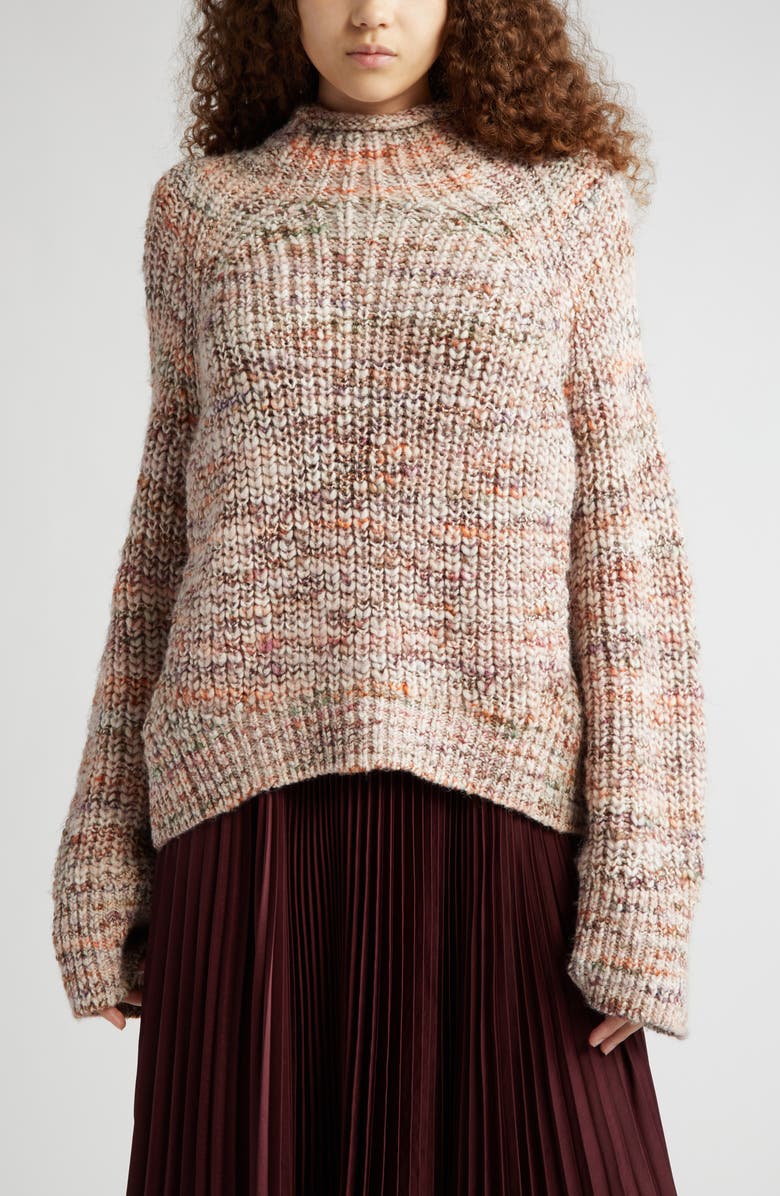 A.L.C. Liv Marled Sweater, Alternate, color, Sirocco Rose Marl