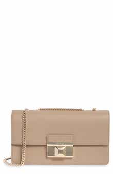 Furla Venere Convertible Leather Shoulder Bag