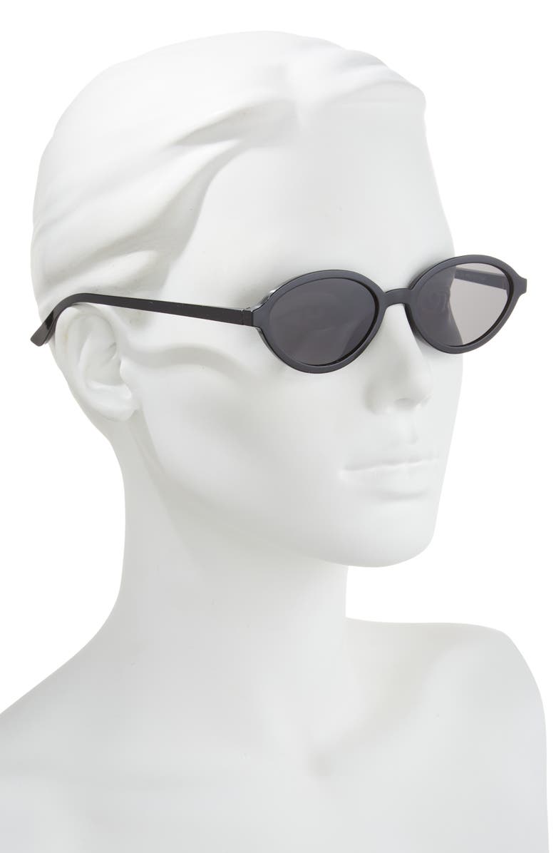 BP. Oval Sunglasses, Alternate, color, Black