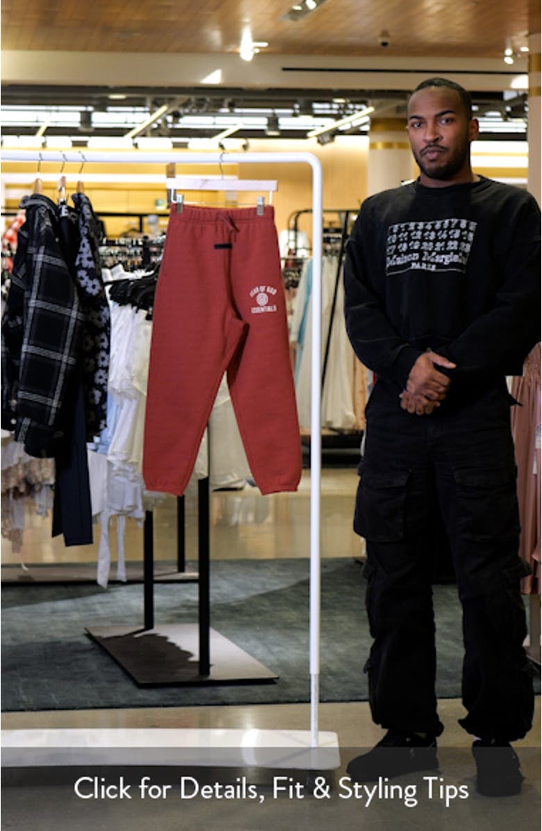 Kids' Essentials Logo Cotton Blend Joggers, sales video thumbnail