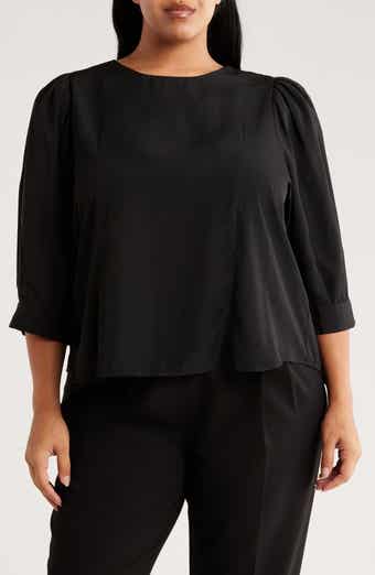 T Tahari Three Quarter Sleeve Top