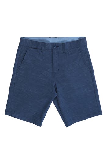 Burnside Hybrid Stretch Shorts In Indigo
