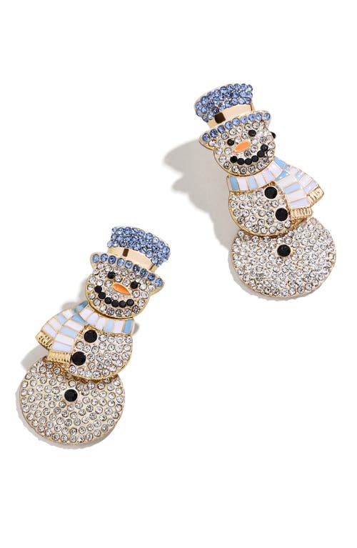 BaubleBar Feeling Frosty Drop Earrings in Clear 