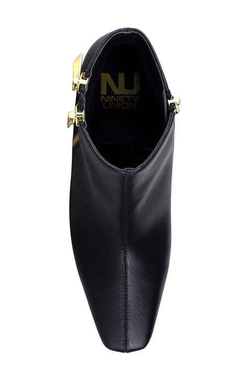 Ninety Union Square Toe Boot In Black