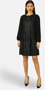 Yumi Velvet Sequin Tunic Dress
