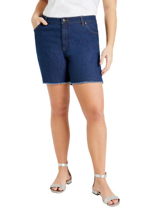 Raw Hem June Fit Denim Shorts (Plus Available)
