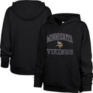 '47 Women's '47  Black Minnesota Vikings Clarity Naomi Pullover Hoodie