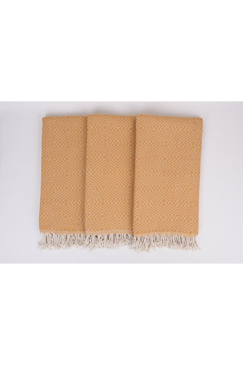 Safran Throw Blanket/Towel, Alternate, color, Orange