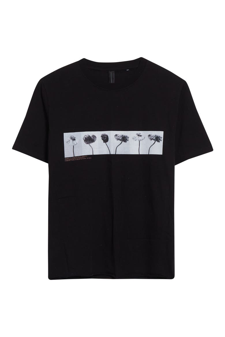 Line Up Organic Cotton Graphic T-Shirt, Alternate, color, BLACK