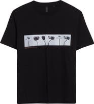 JKEEFER Line Up Organic Cotton Graphic T-Shirt