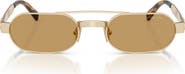 Miu Miu 52mm Oval Sunglasses