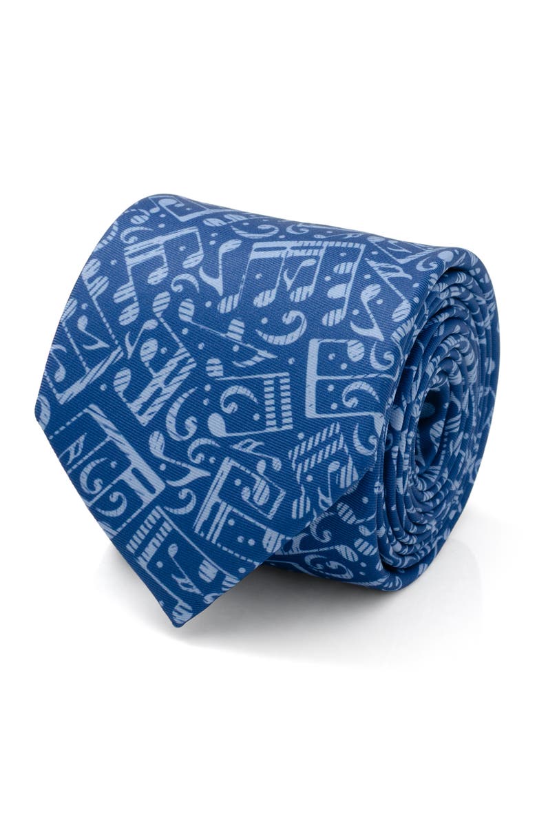 Cufflinks, Inc. Grand Ole Opry Note Pattern Neck Tie, Alternate, color, Blue