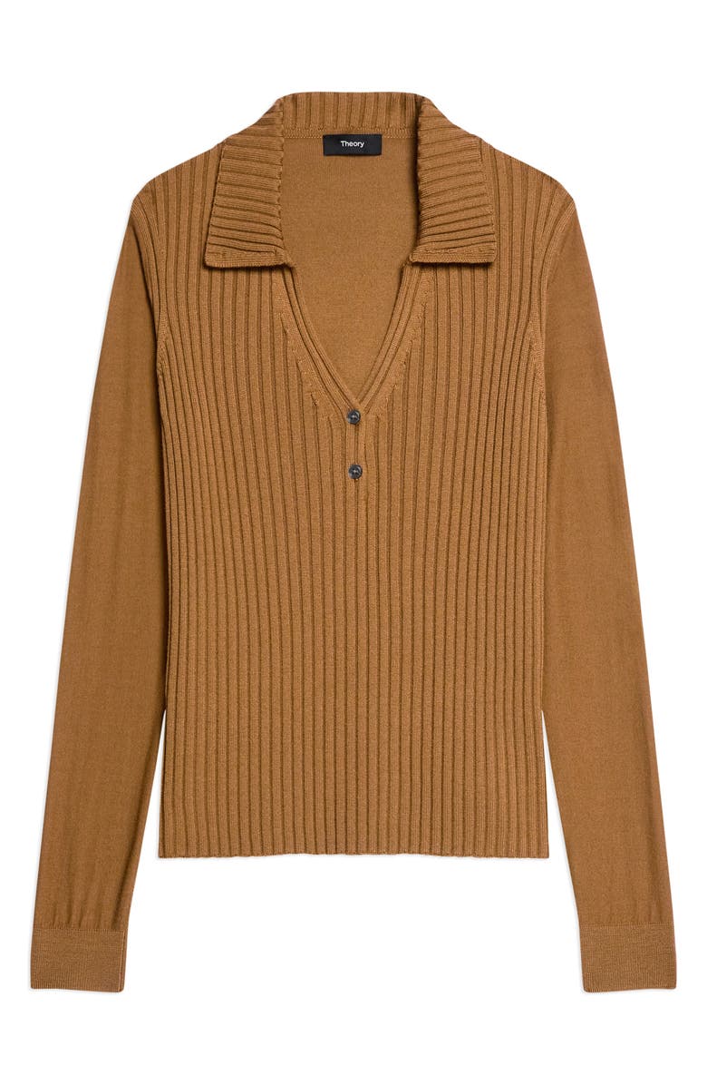 Theory Merino Wool Knit Shirt, Alternate, color, 
