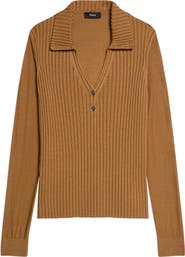 Theory Merino Wool Knit Shirt